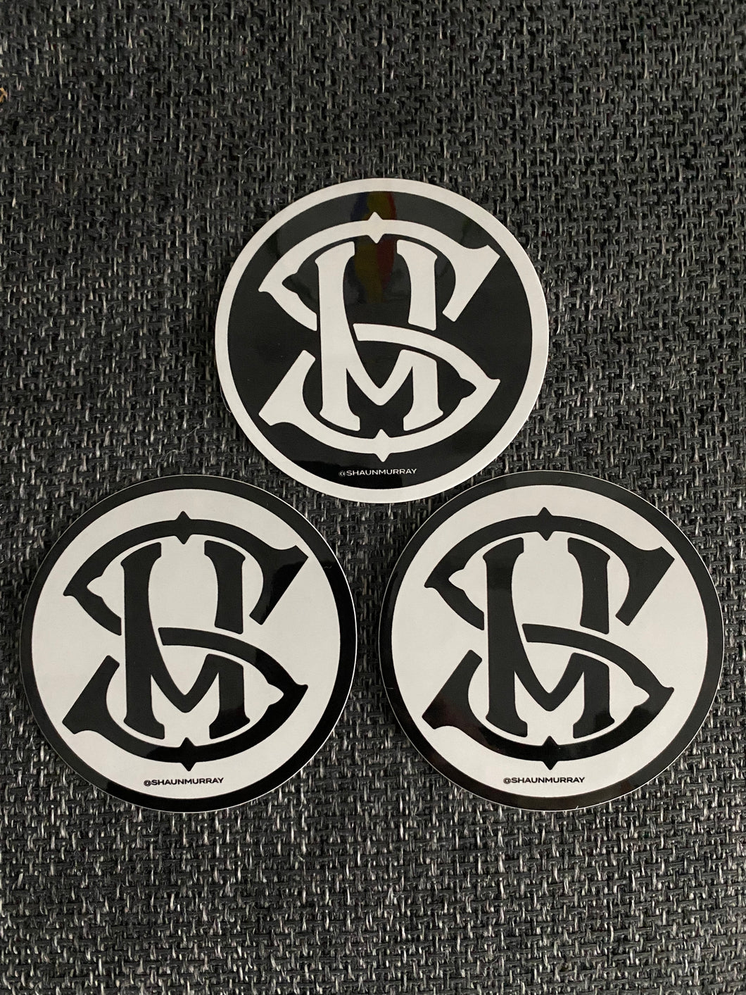 SM Logo Stickers 3 Pack