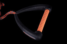 Load image into Gallery viewer, 25&#39; Pro Surf Rope w/ Handle Black &amp; Orange
