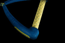 Load image into Gallery viewer, 25&#39; Pro Surf Rope w/ Handle Blue &amp; Yellow
