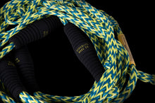 Load image into Gallery viewer, 25&#39; Pro Surf Rope w/ Handle Blue &amp; Yellow
